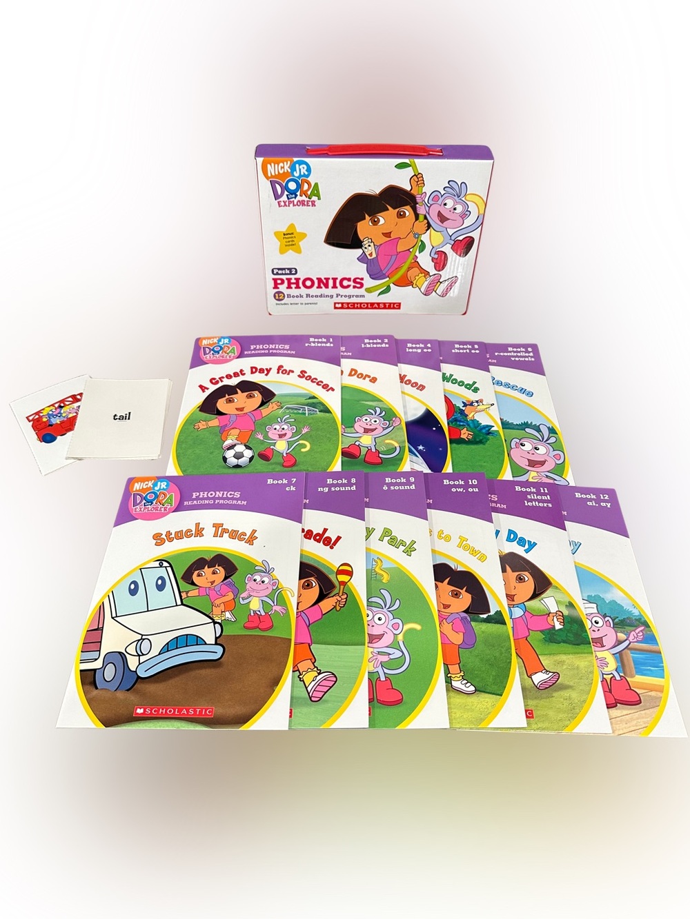 Nick Jr Dora the Explorer Phonics: 12 Book Reading Program Scholastic 2005